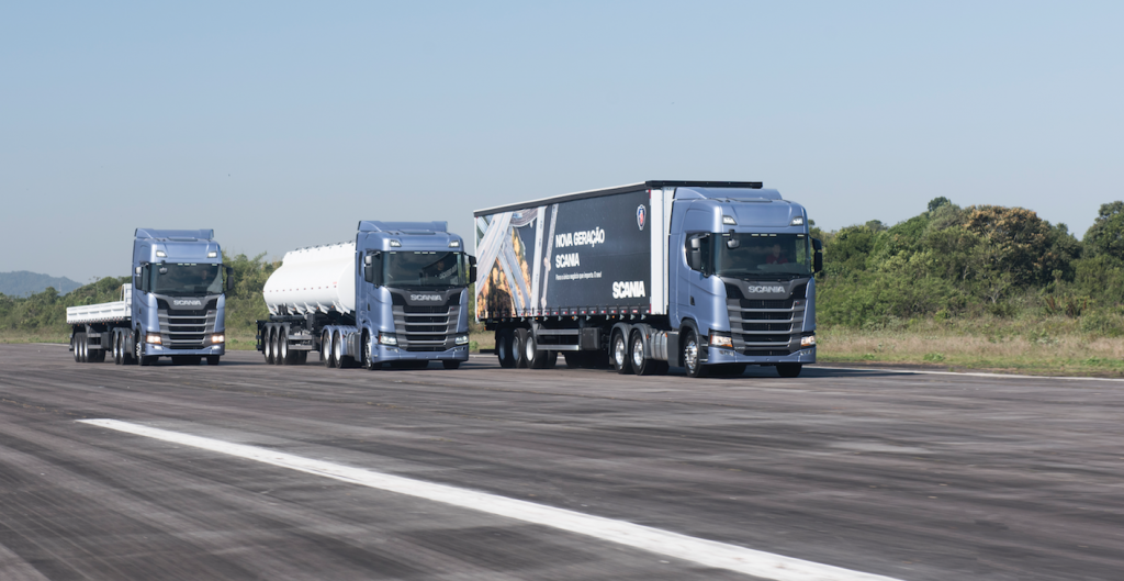 Scania lança acelerador inteligente e caminhões economia de combustível