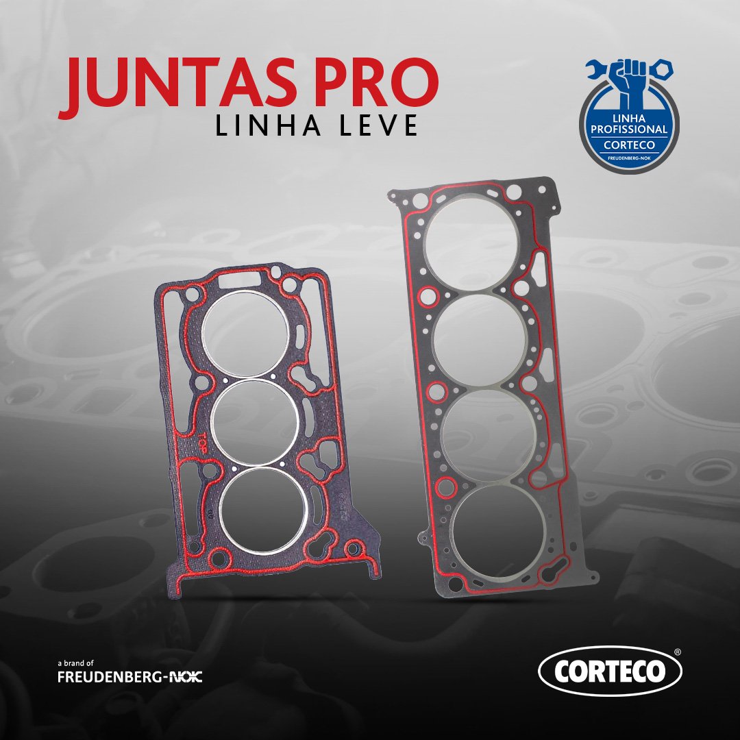 Juntas PRO: solução completa da Corteco para veículos de linha leve
