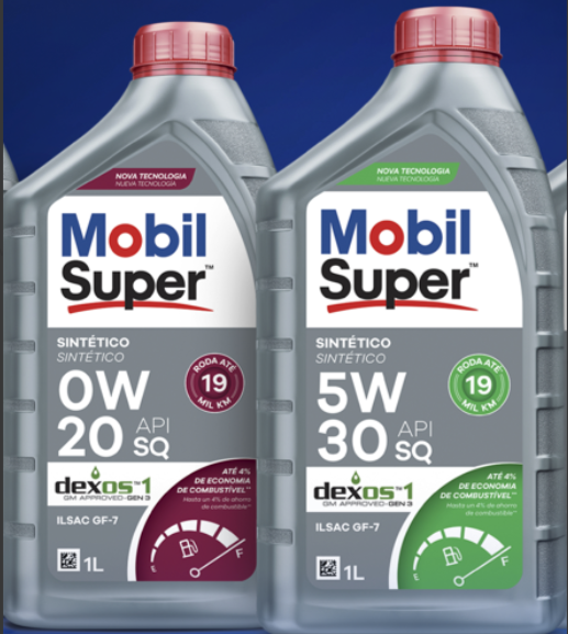 Mobil atualiza lubrificantes sintéticos 0W-20 e 5W30