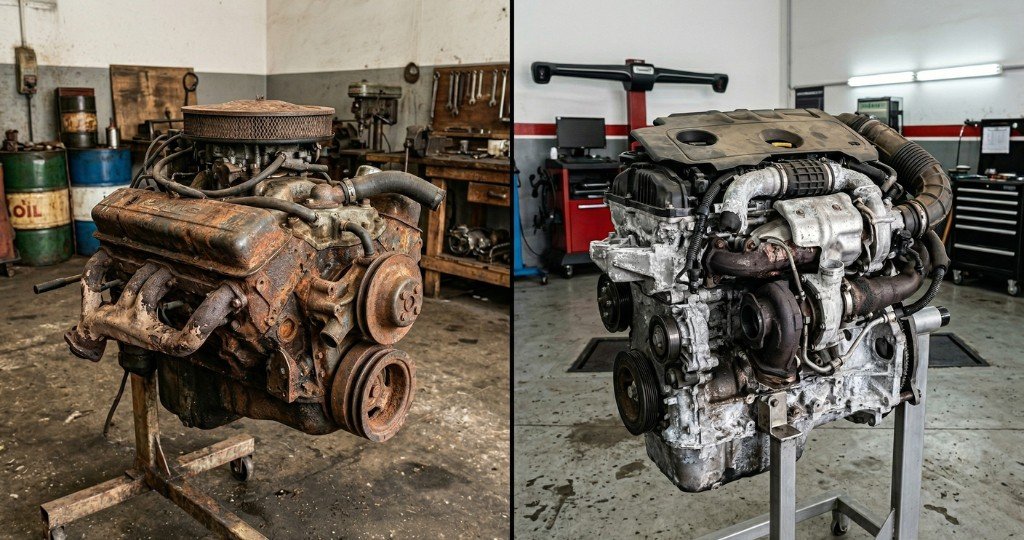 Corrosão dos Motores Atuais X Motores Antigos